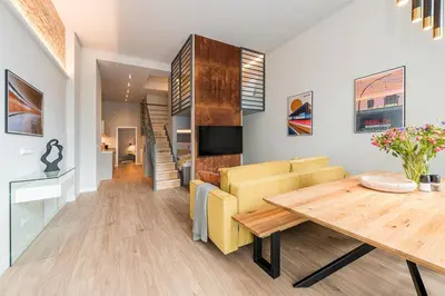 TV/Unterhaltungsangebot in der Unterkunft Exklusives Designer Loft nahe Hauptbahnhof