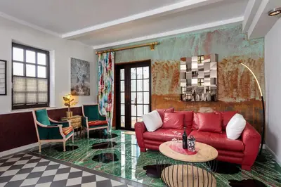 Ein Sitzbereich in der Unterkunft Design Apartments - 