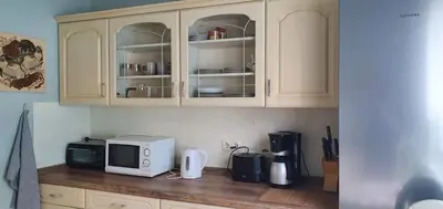 Küche/Küchenzeile in der Unterkunft Ferienwohnung Sabine