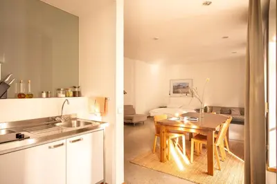Küche/Küchenzeile in der Unterkunft Miniloft Apartment Hotel