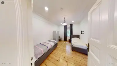 Ein Bett oder Betten in einem Zimmer der Unterkunft Villa Wittenau
