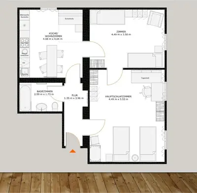 Grundriss der Unterkunft Villa Wittenau