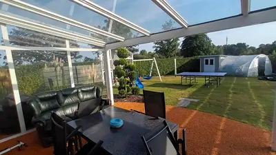 Ein Garten an der Unterkunft Ferienhaus Zum Birkenwäldchen