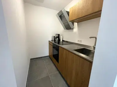 Küche/Küchenzeile in der Unterkunft Barrierearme Neubauwohnung