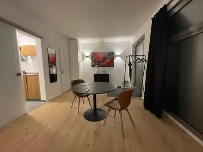TV/Unterhaltungsangebot in der Unterkunft Barrierearme Neubauwohnung