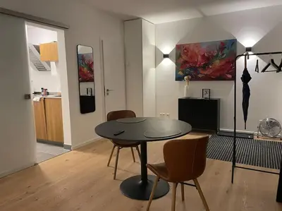 Küche/Küchenzeile in der Unterkunft Barrierearme Neubauwohnung