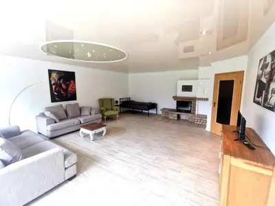 Ein Sitzbereich in der Unterkunft Monteur-Haus Prignitz Berlin Biesdorf, Marzan, Hellersdorf