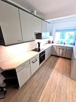 Küche/Küchenzeile in der Unterkunft Monteur-Haus Prignitz Berlin Biesdorf, Marzan, Hellersdorf