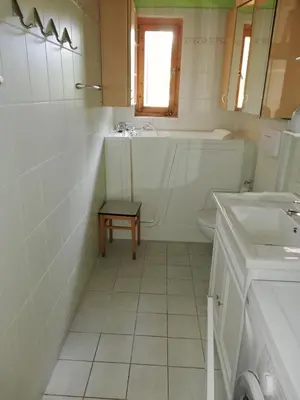 Ein Badezimmer in der Unterkunft Sommerferienhaus Jeannette