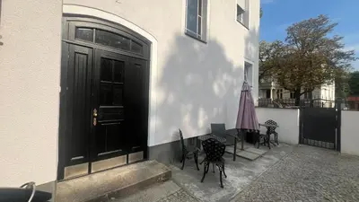 Das Gebäude in dem sich die Ferienwohnung befindet