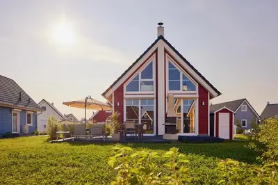 Das Gebäude in dem sich das Ferienhaus befindet