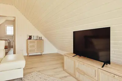 TV/Unterhaltungsangebot in der Unterkunft Mein rotes Haus