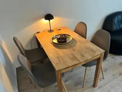 Ein Sitzbereich in der Unterkunft Apartment Hukic mit 2 Schlafzimmer