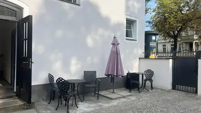Das Gebäude in dem sich die Ferienwohnung befindet