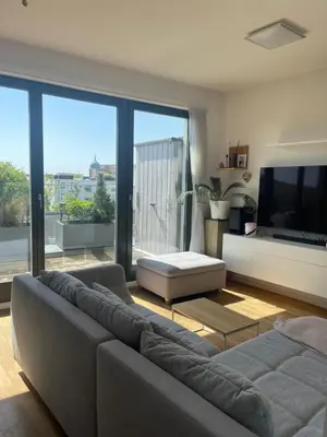 TV/Unterhaltungsangebot in der Unterkunft Penthouse living Berlin Mitte