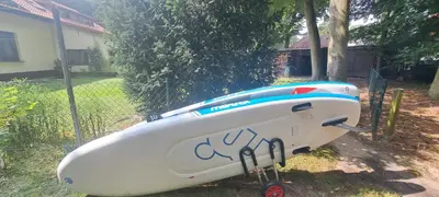 Grundriss der Unterkunft Ferienwohnung Am See mit kleinem Boot und 3er Kajak und 2 SUP
