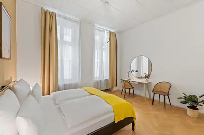 Ein Bett oder Betten in einem Zimmer der Unterkunft Holiday 33 Apartment O, 185 sqm with whirlpool and kids play room