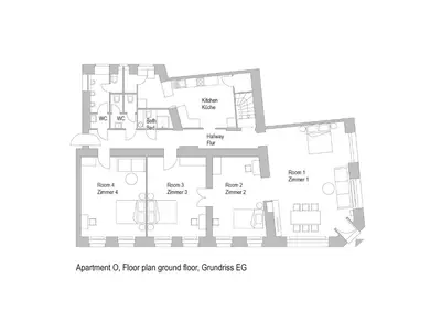 Grundriss der Unterkunft Holiday 33 Apartment O, 185 sqm with whirlpool and kids play room