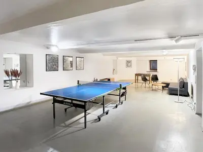 Eine Spielezimmer in der Unterkunft Holiday 33 Apartment O, 185 sqm with whirlpool and kids play room