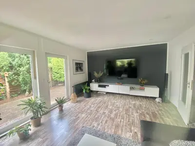 TV/Unterhaltungsangebot in der Unterkunft Ferienhaus in Wald und Seenähe
