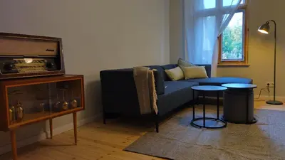 Ein Sitzbereich in der Unterkunft Butterfeld