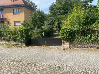 Ein Garten an der Unterkunft Vereinbarkeit Familie und Beruf