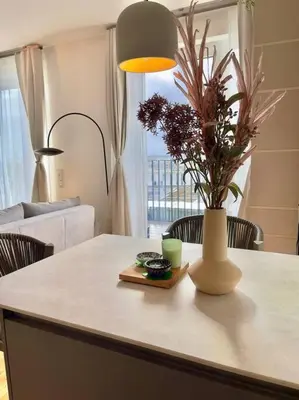 Ein Bett oder Betten in einem Zimmer der Unterkunft Rooftop Apartment,Business trip,Fast Internet