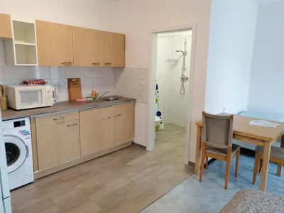 Küche/Küchenzeile in der Unterkunft Lucky Hostel
