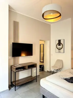 TV/Unterhaltungsangebot in der Unterkunft Kleines stilvolles Apartment