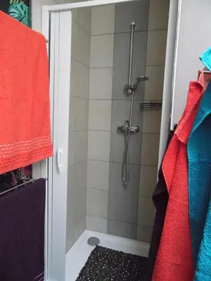 Ein Badezimmer in der Unterkunft Gästehaus Sonnenschein in Nauen - nahe Berlin