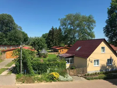 Das Gebäude in dem sich die Pension befindet