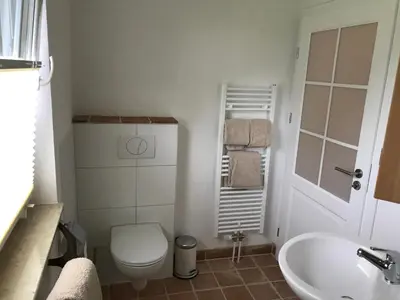 Ein Badezimmer in der Unterkunft Pension Försterhof
