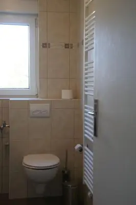 Ein Badezimmer in der Unterkunft Ferienwohnung Ilse im Haus Namenlos