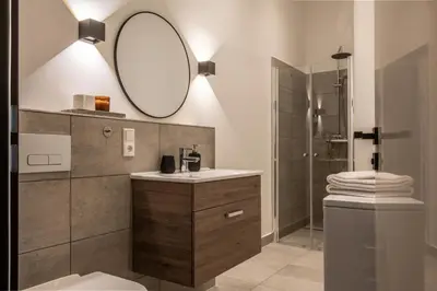 Ein Badezimmer in der Unterkunft Oran Apartment 5
