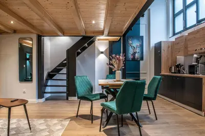 Küche/Küchenzeile in der Unterkunft Oran Apartment 6