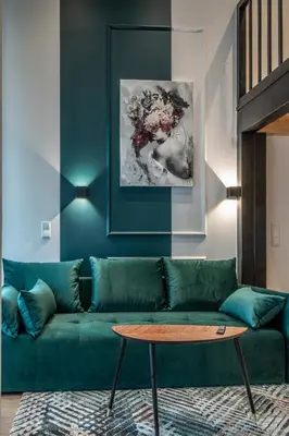 Ein Sitzbereich in der Unterkunft Oran Apartment 7