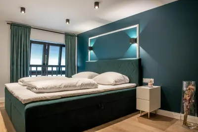 Ein Bett oder Betten in einem Zimmer der Unterkunft Oran Apartment 8