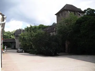 Das Gebäude in dem sich die Ferienwohnung befindet