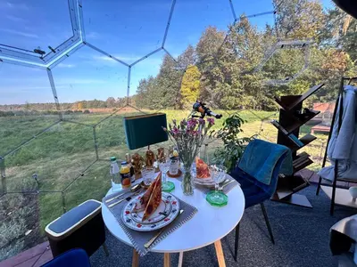 Essen in der Zelt-Lodge oder in der Nähe