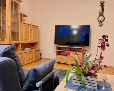 TV/Unterhaltungsangebot in der Unterkunft Turmhof Jüterbog