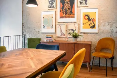 Grundriss der Unterkunft Group Stay Loft Duplex -130sqm- near Antonplatz