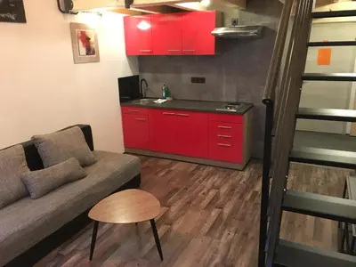 Küche/Küchenzeile in der Unterkunft Cityflair Berlin Apartments & Rooms