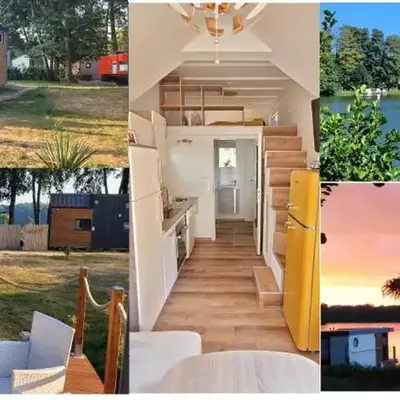 Ferienhaus direkt am See mit Boot