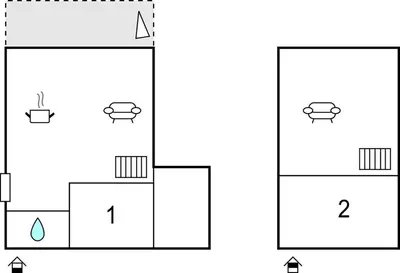 Grundriss der Unterkunft Amazing Home In Wandlitz Ot Zerpenschl