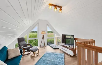 TV/Unterhaltungsangebot in der Unterkunft Amazing Home In Wandlitz Ot Zerpenschl