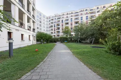 Das Gebäude in dem sich die Ferienwohnung befindet