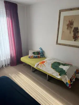 Ein Bett oder Betten in einem Zimmer der Unterkunft Ferienwohnung Garzau-Garzin