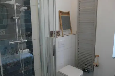 Ein Badezimmer in der Unterkunft Ferienwohnung Potsdam