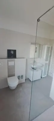Ein Badezimmer in der Unterkunft Apartment Villa Brieselang
