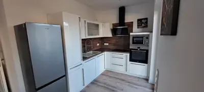 Küche/Küchenzeile in der Unterkunft Apartment Villa Brieselang